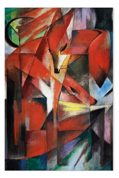 Riproduzione Franz Marc - The Foxes