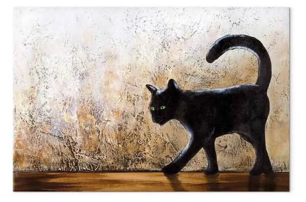 Quadro su tela Gatto dagli occhi verdi