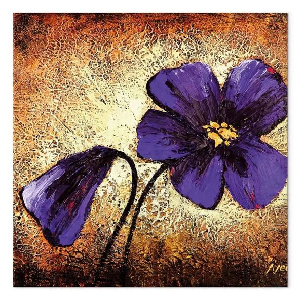 Quadro Fiore viola