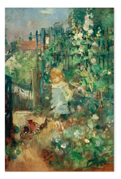 Quadro famoso Berthe Morisot - Bambino in Malvarosa