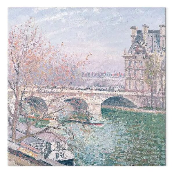 Riproduzione quadro Camille Pissarro - Il Pont-Royal e il Pavillon de Flore