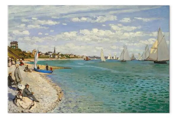 Riproduzione quadro Claude Monet - Regatta at Sainte-Adresse