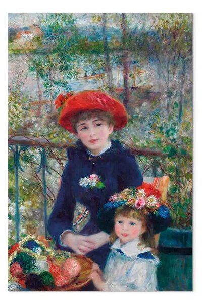 Riproduzione quadro Pierre-Auguste Renoir - Due sorelle (sulla terrazza)