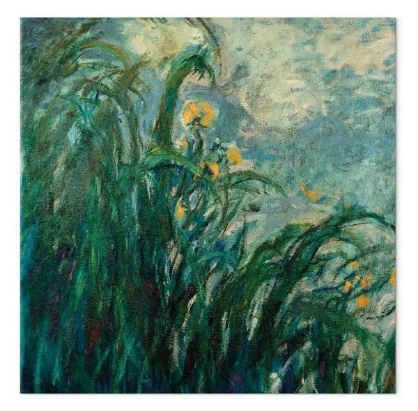 Riproduzione Claude Monet - Iris gialle