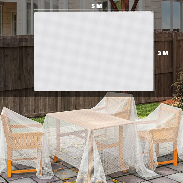 Outsunny Telo Impermeabile 3x5m, Robusto PE 140GSM, Resistente agli Strappi | Aosom Italy