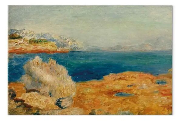 Riproduzione Pierre-Auguste Renoir - Paesaggio costiero