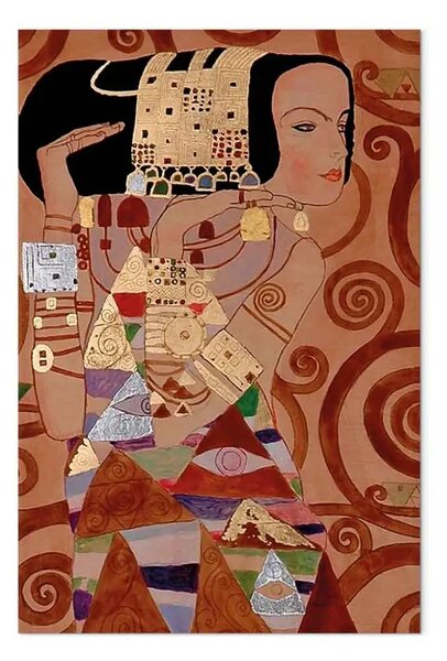 Quadro contemporaneo Gustav Klimt - L'Albero della Vita (dettaglio)