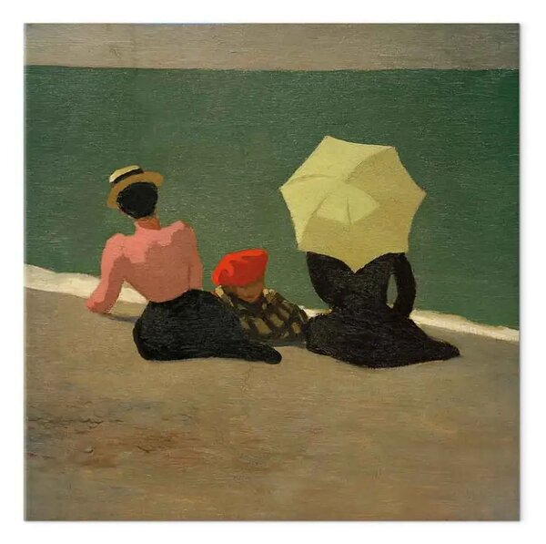 Riproduzione quadro Félix Vallotton - Sulla spiaggia