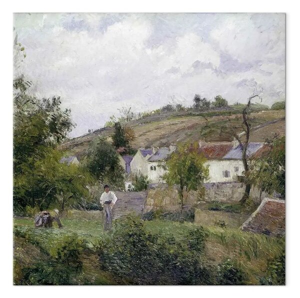 Riproduzione quadro Camille Pissarro - Villaggio vicino Pontoise