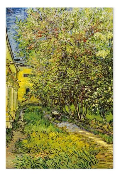 Quadro famoso Vincent Van Gogh - Giardino dell'Ospedale Saint-Paul