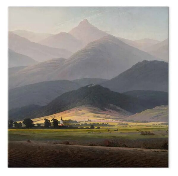 Riproduzione Caspar David Friedrich - Giant Mountains