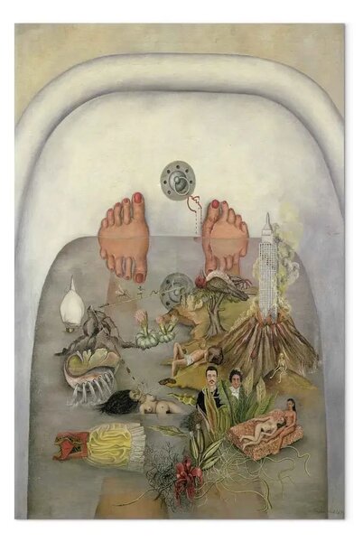 Quadro famoso Frida Kahlo - Cosa mi ha dato l'acqua