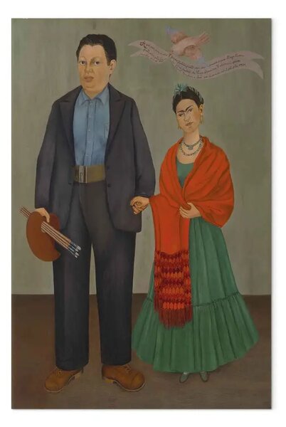 Riproduzione quadro Frida Kahlo - Frieda e Diego Rivera