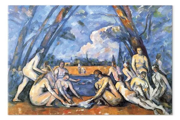 Riproduzione Paul Cézanne - Le grandi bagnanti