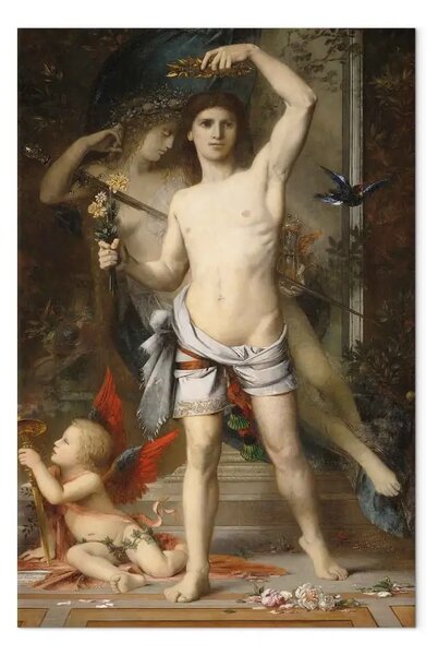 Riproduzione quadro Gustave Moreau - Il giovane e la morte