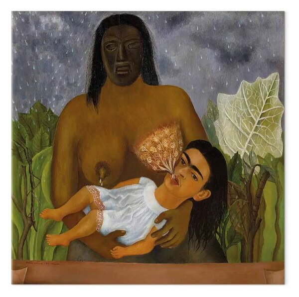 Riproduzione quadro Frida Kahlo - Io e la mia tata