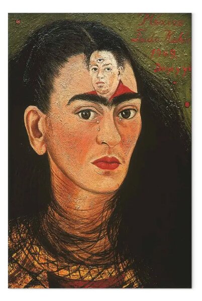 Quadro famoso Frida Kahlo - Io e Diego