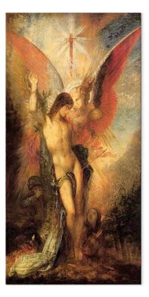 Quadro famoso Gustave Moreau - San Sebastiano e l'angelo