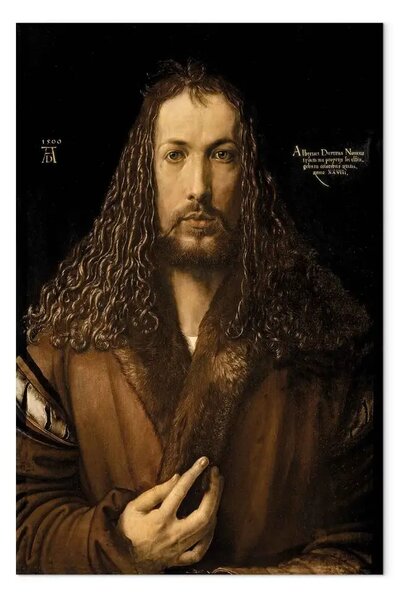 Riproduzione quadro Albrecht Dürer - Autoritratto in pelliccia