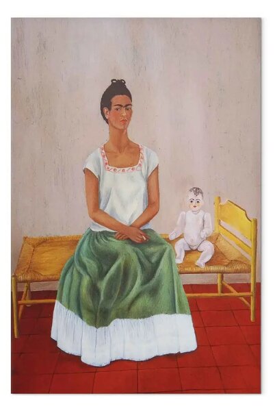 Quadro famoso Frida Kahlo - Io e la mia bambola