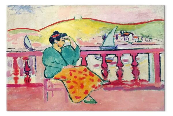 Riproduzione quadro Henri Matisse - Signora su una terrazza