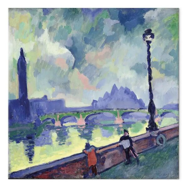 Quadro famoso André Derain - Vista del Tamigi dal ponte di Westminster