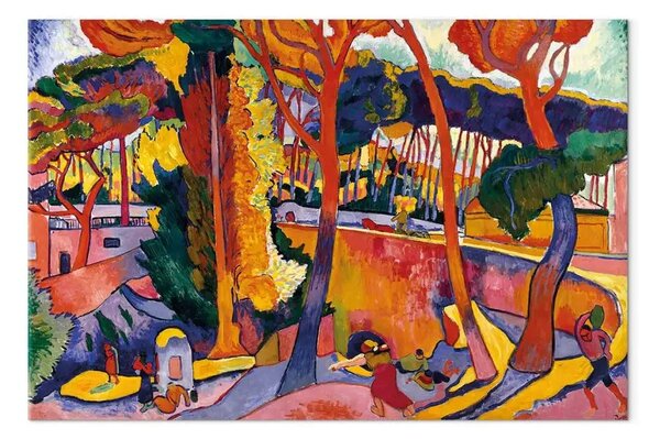 Quadro famoso André Derain - La strada di svolta, L'Estaque