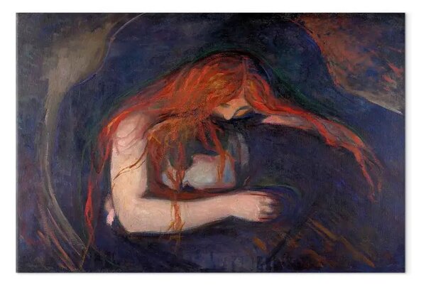Quadro famoso Edvard Munch - Vampire