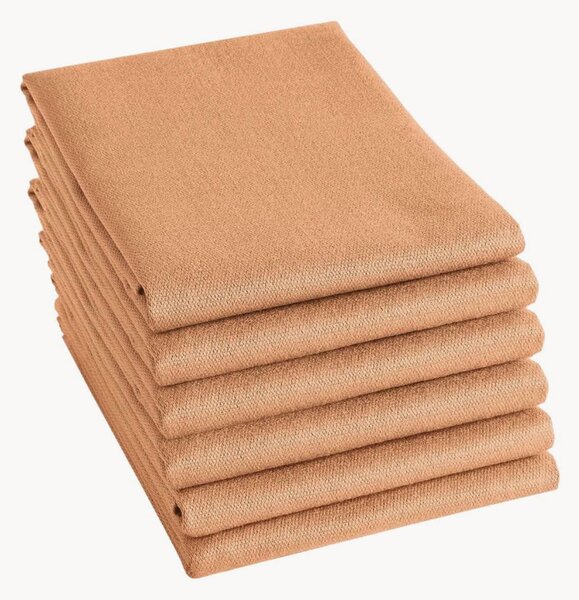 Set di 6 strofinacci in cotone Logo