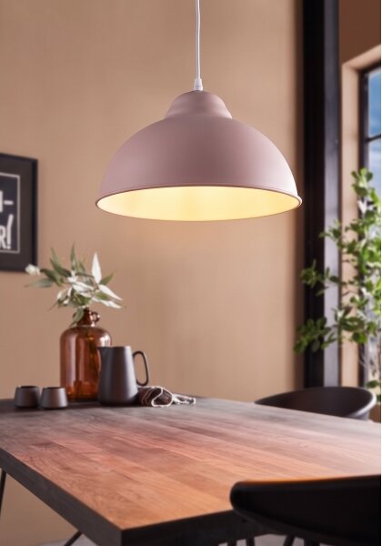 Eglo 54964 - Lampadario a sospensione con filo TRURO-P 1xE27/60W/230V rosa