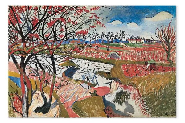 Riproduzione quadro André Derain - Vigneti in primavera