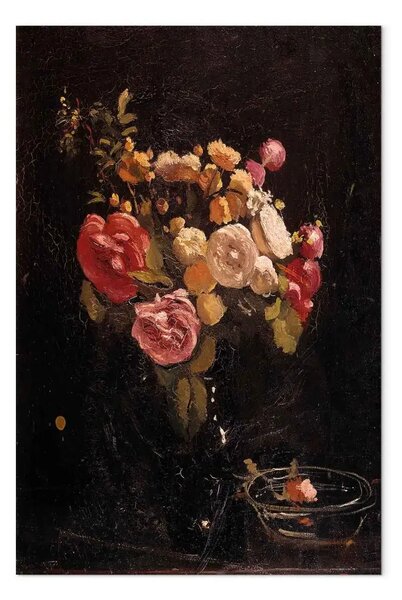 Riproduzione André Derain - Rose in un vaso nero