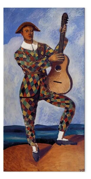 Quadro famoso André Derain - Arlecchino con la chitarra