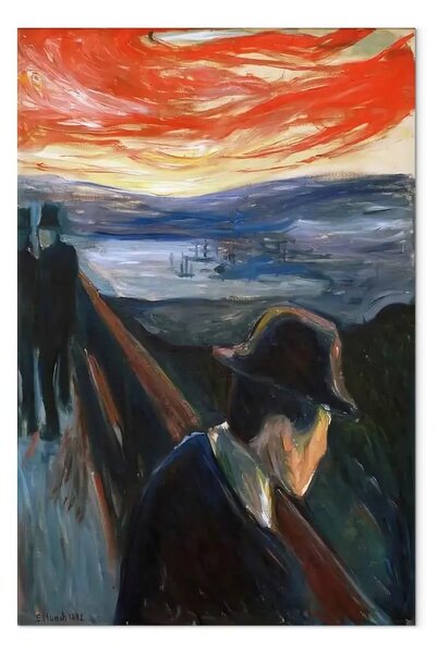 Riproduzione quadro Edvard Munch - Disperazione (1892)