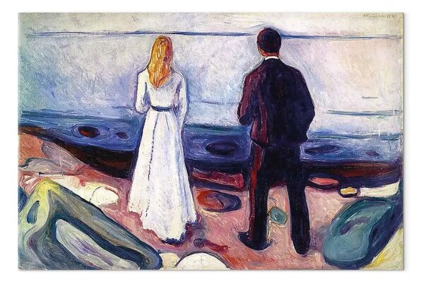 Riproduzione quadro Edvard Munch - Two Human Beings