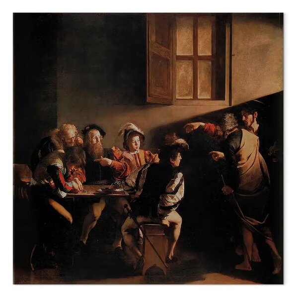 Riproduzione quadro Caravaggio - Vocazione di san Matteo