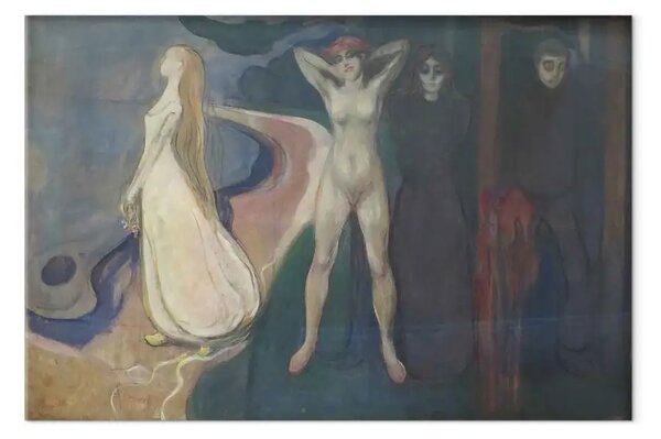 Quadro famoso Edvard Munch - The Woman in Three Stages