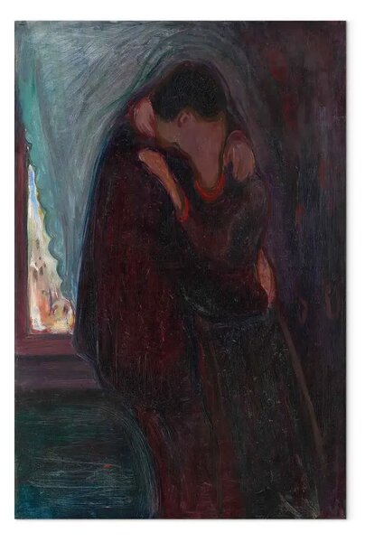 Riproduzione quadro Edvard Munch - Il bacio