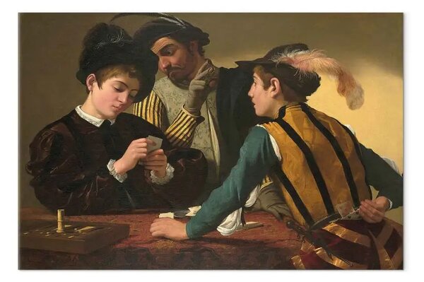 Quadro famoso Caravaggio - I bari