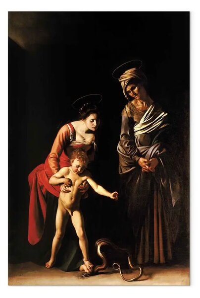 Riproduzione Caravaggio - Madonna dei Palafrenieri