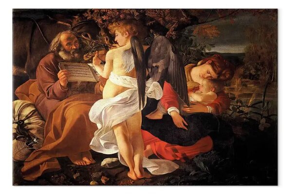 Quadro famoso Caravaggio - Riposo durante la fuga in Egitto