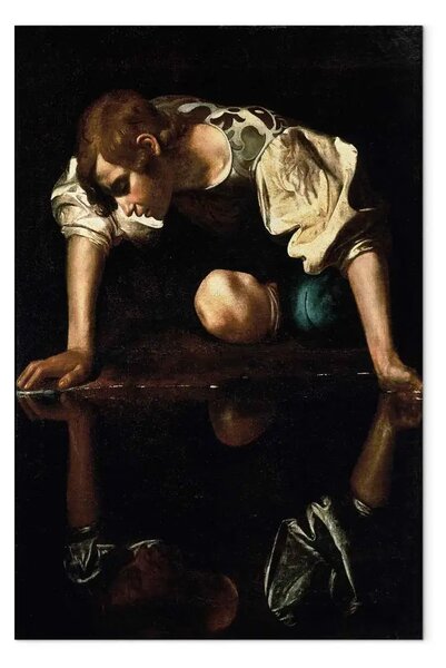 Riproduzione Caravaggio - Narciso