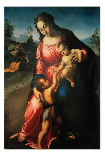 Riproduzione quadro Rafael Santi - Sacra Famiglia con San Giovannino
