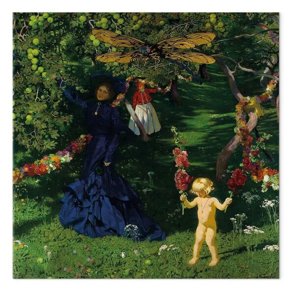 Riproduzione quadro Jozef Mehoffer - Lo strano giardino