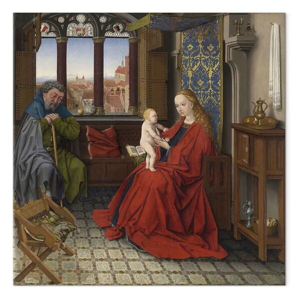 Riproduzione quadro Rogier van der Weyden - La Sacra Famiglia