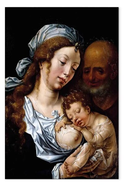 Quadro famoso Jan Gossaert - La Sacra Famiglia