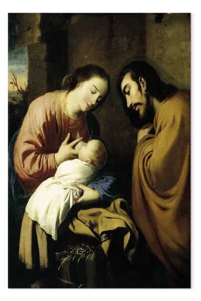 Quadro famoso Francisco de Zurbarán - La Sacra Famiglia