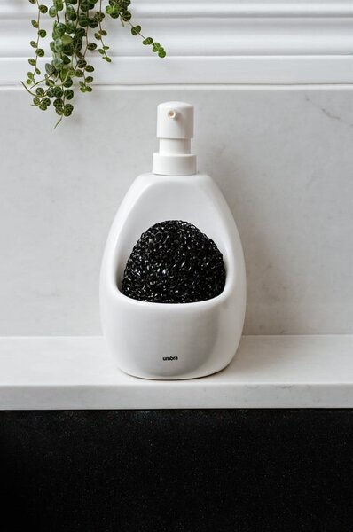 Dispenser per sapone bianco in ceramica 590 ml Joey – Umbra