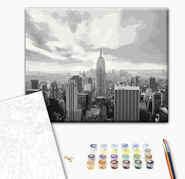 Quadro da dipingere New York grigia