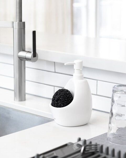 Dispenser per sapone bianco in ceramica 590 ml Joey – Umbra